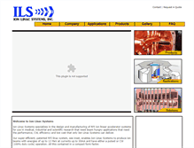 Tablet Screenshot of ionlinacs.com